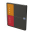 OXFORD International Activebook - A5+ –polypropenomslag – dubbelspiral – 5mm-rutor – 160 sidor – SCRIBZEE®-kompatibel – grå - 100102880_1300_1677222253