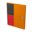 OXFORD International doppelspiralgebundenes Activebook - A4+ - 6mm liniert - 80 Blatt - Optik Paper® - 4 fach gelocht - SCRIBZEE® kompatibel - Deckel aus langlebigem Polypropylen - orange - 100102994_1300_1686173138