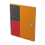 OXFORD International Notebook - A4+ – Hårdt omslag – Dobbeltspiral – Tæt linjeret – 160 sider – SCRIBZEE®-kompatibel – Orange - 100104036_1300_1685151579