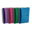 OXFORD Office Urban Mix Notebook - 9x14cm - Polypropylene Cover - Twin-wire - 5mm Squares - 180 Pages - Assorted Colours - 100104117_1400_1709630282