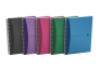 OXFORD Office Urban Mix Notebook - A5 – Omslag af polypropylen – Dobbeltspiral – Kvadreret 5x5 mm – 180 sider – SCRIBZEE®-kompatibel – Assorterede farver - 100104341_1400_1686193997