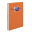 OXFORD Orange Notepad - A7 - Stapled - Coated Card Cover - 5mm Squares - 160 Pages - Orange - 100106275_1300_1685150699