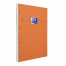 OXFORD Orange Notepad - A4+ - Stapled - Coated Card Cover - 5mm Squares - 160 Pages - SCRIBZEE Compatible - Orange - 100106284_1300_1631695592