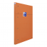 OXFORD Orange Notepad - A4+ 6 Side-Stapled - Coated Card Cover - 5mm Squares - 160 Pages - SCRIBZEE Compatible - Orange - 100106289_1300_1631695619