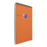 OXFORD Orange Notepad - A4+ - Twin-wire - Coated Card Cover - 5mm Squares - 160 Pages - SCRIBZEE Compatible - Orange - 100106297_1300_1686152248