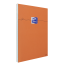 OXFORD Orange Notepad - A4 - Stapled - Coated Card Cover - Seyès - 160 Pages - Orange - 100106303_1300_1686152263