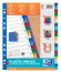 OXFORD gekleurde kunststof tabbladen - A4 XL - 20 tabs - bedrukt A-Z - 11 gaats - assorti - 100204733_1101_1686107182