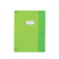 OXFORD STRONG LINE EXERCISE BOOK COVER - 24x32 - With bookmark flap - PVC - 150µ - Translucent - Green - 400006844_1100_1677234126