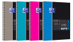 OXFORD STUDENTS NOTEBOOK - A4+ - Hårt omslag - Dubbelspiral - 5mm Rutor - 160 sidor - SCRIBZEE® kompatibel  - Sorterade färger - 400037407_1200_1583240899