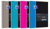 OXFORD STUDENTS NOTEBOOK - A4+ - Hårt omslag - Dubbelspiral - 5mm Rutor - 160 sidor - SCRIBZEE® kompatibel  - Sorterade färger - 400037407_1200_1685137773