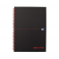 OXFORD Black n' Red Cahier - A4 - Couverture rigide - Reliure intégrale - Ligné - 140 Pages - Compatible SCRIBZEE® - Noir - 400047608_1100_1559675842
