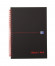 OXFORD Black n' Red Cahier - A5 - Couverture rigide - Reliure intégrale - Quadrillé 5mm - 140 pages - Compatible SCRIBZEE® - Noir - 400047652_1100_1583164324