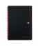 OXFORD Black n' Red Cahier - A4 - Couverture polypro - Reliure intégrale - Quadrillé 5mm - 140 pages - Compatible SCRIBZEE® - Noir - 400047654_1100_1583161885