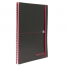 Oxford Black n' Red Spiralbuch - A4 - 5 mm kariert - 70 Blatt- Doppelspirale - Polypropylen Cover - SCRIBZEE® kompatibel - Schwarz - 400047654_1300_1591807626