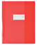 OXFORD STRONG LINE EXERCISE BOOK COVER - 17X22 - PVC - 150µ - Translucent - Red - 400050957_1100_1686137484