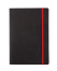 OXFORD Black n'Red Business Journal - A5 - mit Gummiband - 7mm liniert - 72 Blatt - Optik Paper® - Deckel aus stabilem Karton - schwarz/rot - 400051204_1100_1686131114