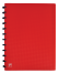 OXFORD MEMPHIS DISPLAY BOOK REMOVABLE POCKETS - A4 - 30 Variozip pockets - Polypropylene - Red - 400079000_1100_1686111190
