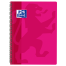 OXFORD CLASSIC Cuaderno espiral - Fº - Tapa de Plástico - Espiral - 4x4 con margen - 80 Hojas - FUCSIA - 400079664_1100_1686201239