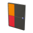 OXFORD International Notebook - B5 – omslag med hard rygg – dobbel wire – 5 mm rutenett – 160 sider – SCRIBZEE®-kompatibel – grå - 400080784_1300_1686164003