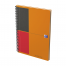 OXFORD International Notebook - B5 – Hårdt omslag – Dobbeltspiral – Tæt linjeret – 160 sider – SCRIBZEE®-kompatibel – Orange - 400080785_1300_1643125864