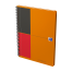 OXFORD International doppelspiralgebundenes Activebook - B5 - 6mm liniert - 80 Blatt - Optik Paper® - SCRIBZEE® kompatibel - Deckel aus langlebigem Polypropylen - orange - 400080787_1300_1686173225