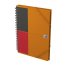 OXFORD International Meetingbook - B5 - Soepele kunststof kaft - Dubbelspiraal - Gelijnd - 80 vel - SCRIBZEE® Compatible - Oranje - 400080789_1300_1664290754