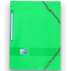 Oxford Color Life 3-Flaps Folder - A4 - with elastic - Laminated Cardboard - Green - 400092970_1100_1686102182