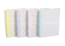 OXFORD FLORAL KOŁOBRULION - B5 - twarda kartonowa okładka - podwójna spirala - kratka 5x5 mm - 60 kartek - SCRIBZEE - miks kolorów - 400094955_1400_1689610756