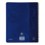 OXFORD Touch Spiraalblok - A4 - Soepele Kartonnen kaft - Dubbelspiraal - Gelijnd - 70 vel - SCRIBZEE® Compatible - Blauw - 400103994_2500_1686135139
