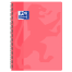 OXFORD CLASSIC Cuaderno espiral - Fº - Tapa de Plástico - Espiral - 4x4 con margen - 80 Hojas - ROSA CHICLE - 400106964_1100_1686201410
