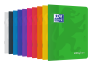 OXFORD easyBook®  CAHIER - 17x22cm - Couverture plastique avec pochettes - Agrafé - Grands carreaux Seyès - 96 pages - Couleurs assorties - 400111482_1400_1702911310
