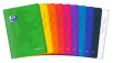OXFORD easyBook®  CAHIER - A4 - Couverture plastique avec pochettes - Agrafé - Grands carreaux Seyès - 96 pages - Couleurs assorties - 400111485_1201_1702917518