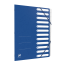 OXFORD Top File+ Ordnungsmappe - A4 - mit Gummiband - mit 12 Fächer - mit Beschriftungsfeld - aus stabilem Karton - blau - 400116255_1100_1710265118