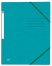 OXFORD Top File+-samlemappe med elastikker og 3 flapper A4 akvamarinblå -  - 400116326_1101_1686091222