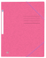 OXFORD Top File+ 3-klaff-mappe med strikk A4 rosa -  - 400116351_1100_1686091219