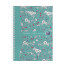 Oxford Floral A5 Hard Cover Wirebound Notebook, Ruled with Margin, 140 Pages, Scribzee Enabled -  - 400122348_1100_1692374067