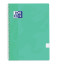 OXFORD CLASSIC Cuaderno espiral - Fº - Tapa de Plástico - Espiral - 4x4 con margen - 80 Hojas - ICE MINT PASTEL - 400133565_1100_1677161594