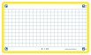 OXFORD Flash 2.0 Karteikarten - 75x125mm - 5mm kariert - SCRIBZEE® kompatibel - mit Rahmen - gelb - Pack à 80 Stück - 400133871_1100_1677154966