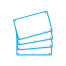 OXFORD FLASH 2.0 flashcards - blank with turquoise frame, 7,5 x 12,5 cm, pack of 80 - 400133888_1200_1709285699