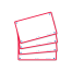 OXFORD FLASH 2.0 flashcards - 75x125 mm - uni blanc - rouge - lot 80 - Compatible SCRIBZEE® - 400133892_1200_1689090880