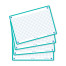 OXFORD FLASH 2.0 flashcards - 105x148mm - geruit 5mm - mint groen - pak 80 stuks - SCRIBZEE® Compatible - 400133909_1200_1709285248