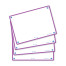 OXFORD FLASH 2.0 flashcards - blank with purple frame, 10,5 x 14,8 cm, pack of 80 - 400133934_1200_1709285542