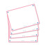 OXFORD FLASH 2.0 flashcards - blank with pink frame, 10,5 x 14,8 cm, pack of 80 - 400133935_1200_1709285551