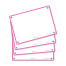 OXFORD FLASH 2.0 flashcards - blank with fuchsia frame, 10,5 x 14,8 cm, pack of 80 - 400133937_1200_1709285709