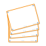 OXFORD FLASH 2.0 flashcards - 105x148 mm - uni blanc - orange - lot 80 - Compatible SCRIBZEE® - 400133938_1200_1689090925