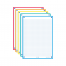 Fiches de révision REVISION 2.0 OXFORD - 50 fiches 14,8 x 21 cm - cadres de couleur jaune, rouge, bleu turquoise, menthe et orange - petits carreaux - 400137404_1100_1575014890