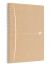 OXFORD Touareg Spiraalblok - A4 - Soepele Kartonnen kaft - Dubbelspiraal - geruit 5mm - 90 vel - SCRIBZEE® Compatible - beige wit - 400145350_1300_1608225366