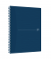 Oxford Origins Anteckningsbok - A4+ – Mjukt omslag – Dubbel spiralbindning – 5 x 5 – 140 sidor – SCRIBZEE ®-kompatibel – Blå - 400150007_1300_1619601040