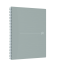 Oxford Origins Notebook - A4 med mykt omslag, dobbeltspiral, 5x5, 140 sider, SCRIBZEE ® kompatibel, grå - 400150008_1300_1686143128