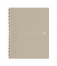 Oxford Origins Notebook - A4+ - Soft Cover - Twin-wire - 5x5 - 140 Pages - SCRIBZEE ® Compatible - Sand - 400150009_1100_1619601075